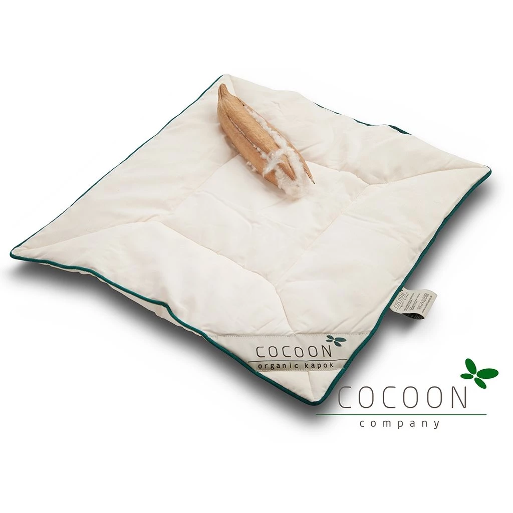 COCOON COMPANY Kapok Organic Baby Flat Pillow- 40 Cm X 45 Cm 4 COCOON COMPANY Kapok Organic Baby Flat Pillow- 40 Cm X 45 Cm