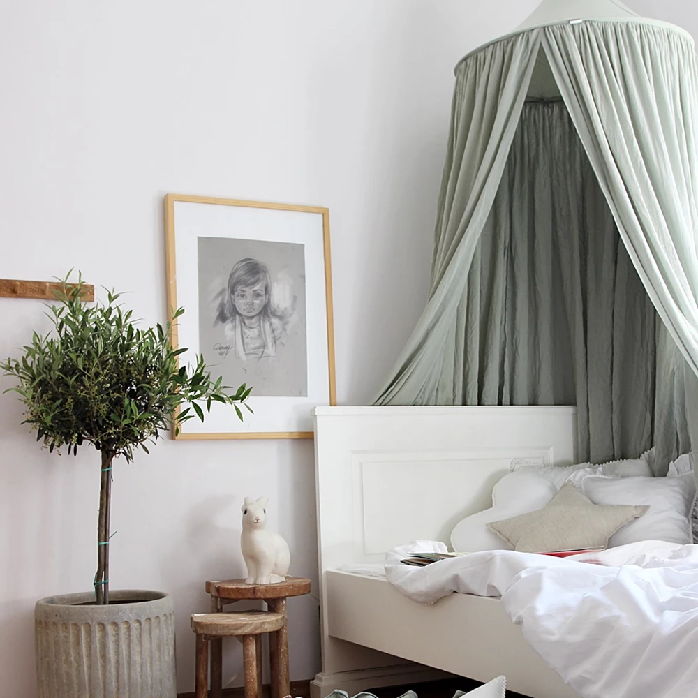 Cotton & Sweets Cotton Canopy - Desert Green 4 Cotton & Sweets Cotton Canopy - Desert Green