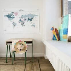 In2Wood Kids Desk - Green Kids Desks & Stools