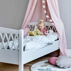 Kids Beds Cam Cam Copenhagen Harlequin Junior To Single Bed - White