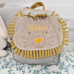 Moulin Roty Personalised Lion Backpack