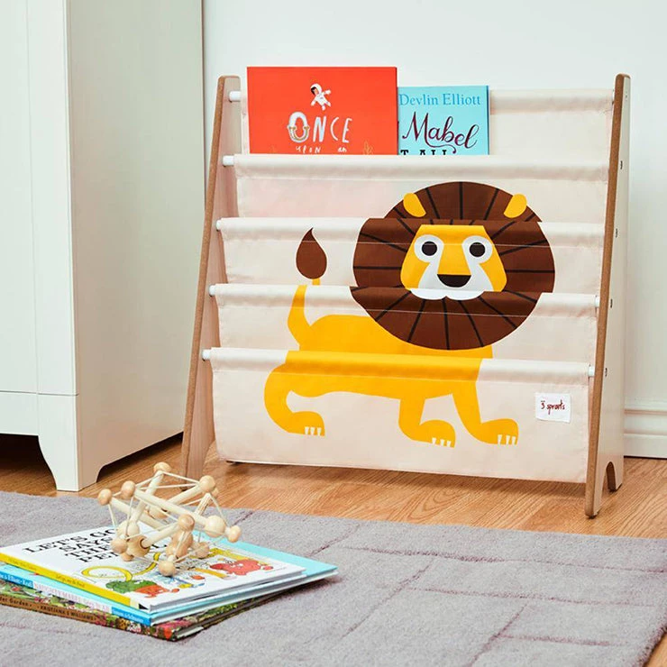 3 Sprouts Book Shelf Rack - Lion 4 3 Sprouts Book Shelf Rack - Lion