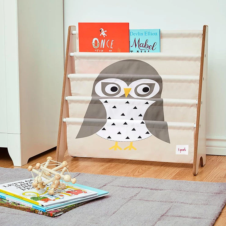 Book Rack 3 Sprouts Book Shelf Rack - Owl 4 Book Rack 3 Sprouts Book Shelf Rack - Owl