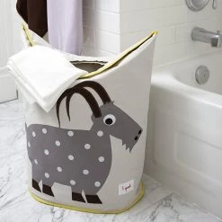 Bath Storage & Laundry Hampers 3 Sprouts Laundry Hamper - Goat