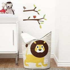3 Sprouts Laundry Hamper - Lion Bath Storage & Laundry Hampers