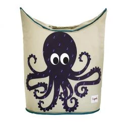 3 Sprouts Laundry Hamper - Octopus Bath Storage & Laundry Hampers