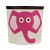3 Sprouts Toy Storage Bin - Pink Elephant