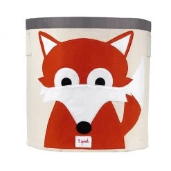 3 Sprouts Toy Storage Bin - Fox