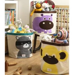 Toy Storage Baskets 3 Sprouts Toy Storage Bin - Raccoon