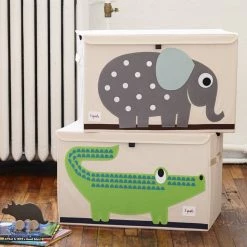 3 Sprouts Large Toy Chest - Elephant