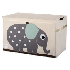 3 Sprouts Large Toy Chest - Elephant