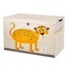 3 Sprouts Large Toy Chest - Leopard