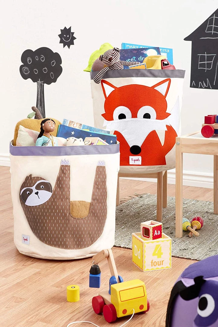 3 Sprouts Toy Storage Bin - Sloth Toy Storage Baskets 4 3 Sprouts Toy Storage Bin - Sloth Toy Storage Baskets