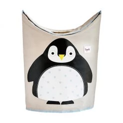 3 Sprouts Laundry Hamper - Penguin Bath Storage & Laundry Hampers