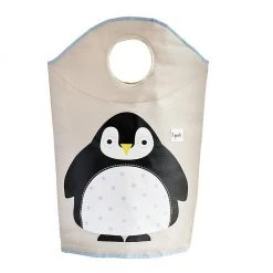 3 Sprouts Laundry Hamper - Penguin Bath Storage & Laundry Hampers