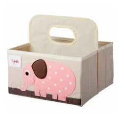 3 Sprouts Diaper Caddy - Elephant