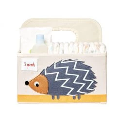 3 Sprouts Diaper Caddy - Hedgehog