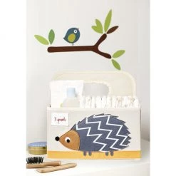 3 Sprouts Diaper Caddy - Hedgehog