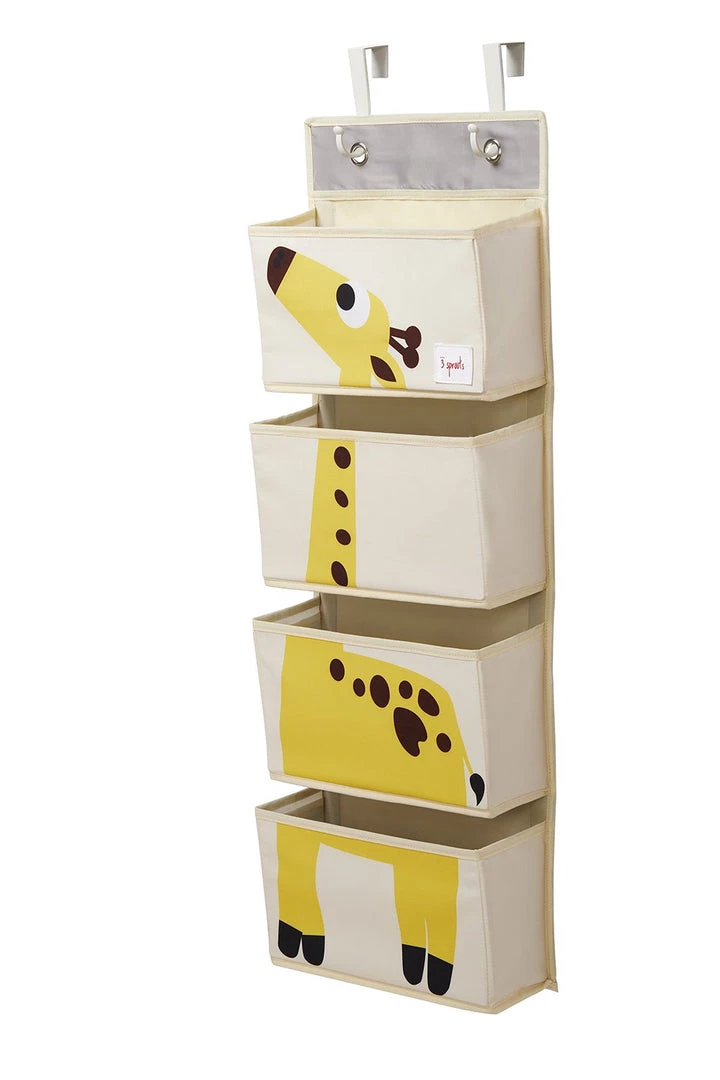 Nursery Storage Caddy's 3 Sprouts Wall Organiser - Giraffe 5 Nursery Storage Caddy's 3 Sprouts Wall Organiser - Giraffe