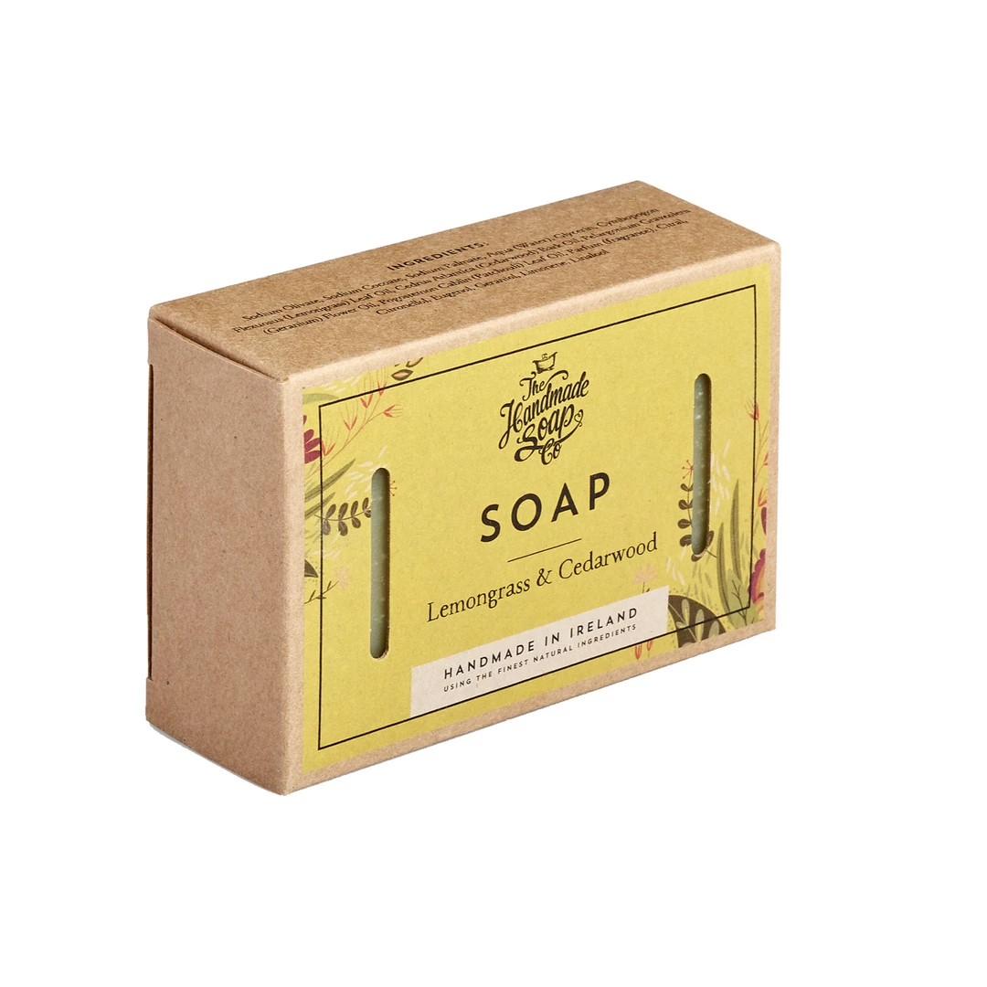 THE NATURAL SOAP COMPANY Natural Skincare The Handmade Soap Company Soap Bar - Lemongrass & Cedarwood 6 THE NATURAL SOAP COMPANY Natural Skincare The Handmade Soap Company Soap Bar - Lemongrass & Cedarwood
