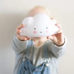 A LITTLE LOVELY COMPANY Mini Cloud Light - White