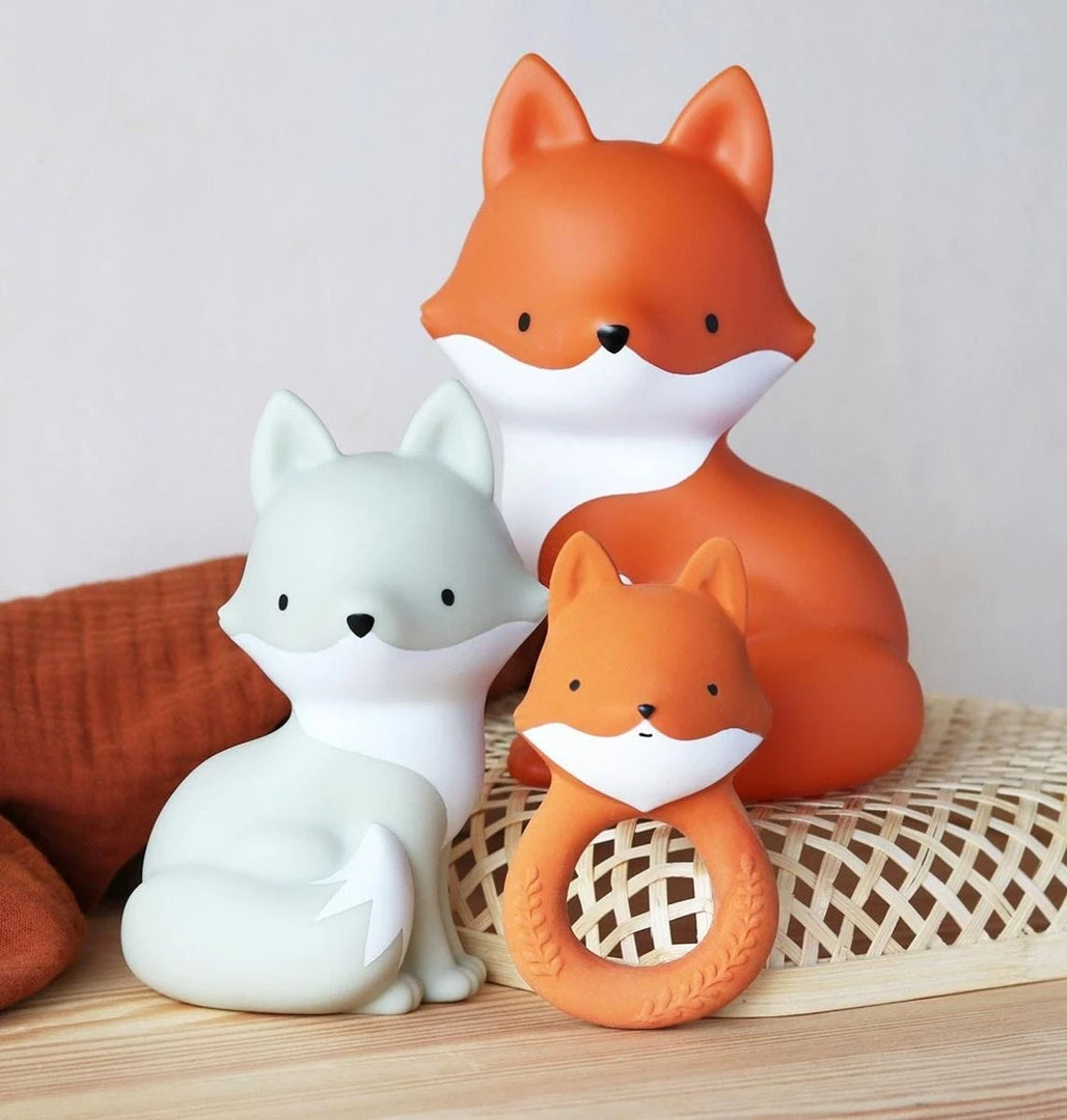 A LITTLE LOVELY COMPANY Fox Teething Ring 6 A LITTLE LOVELY COMPANY Fox Teething Ring