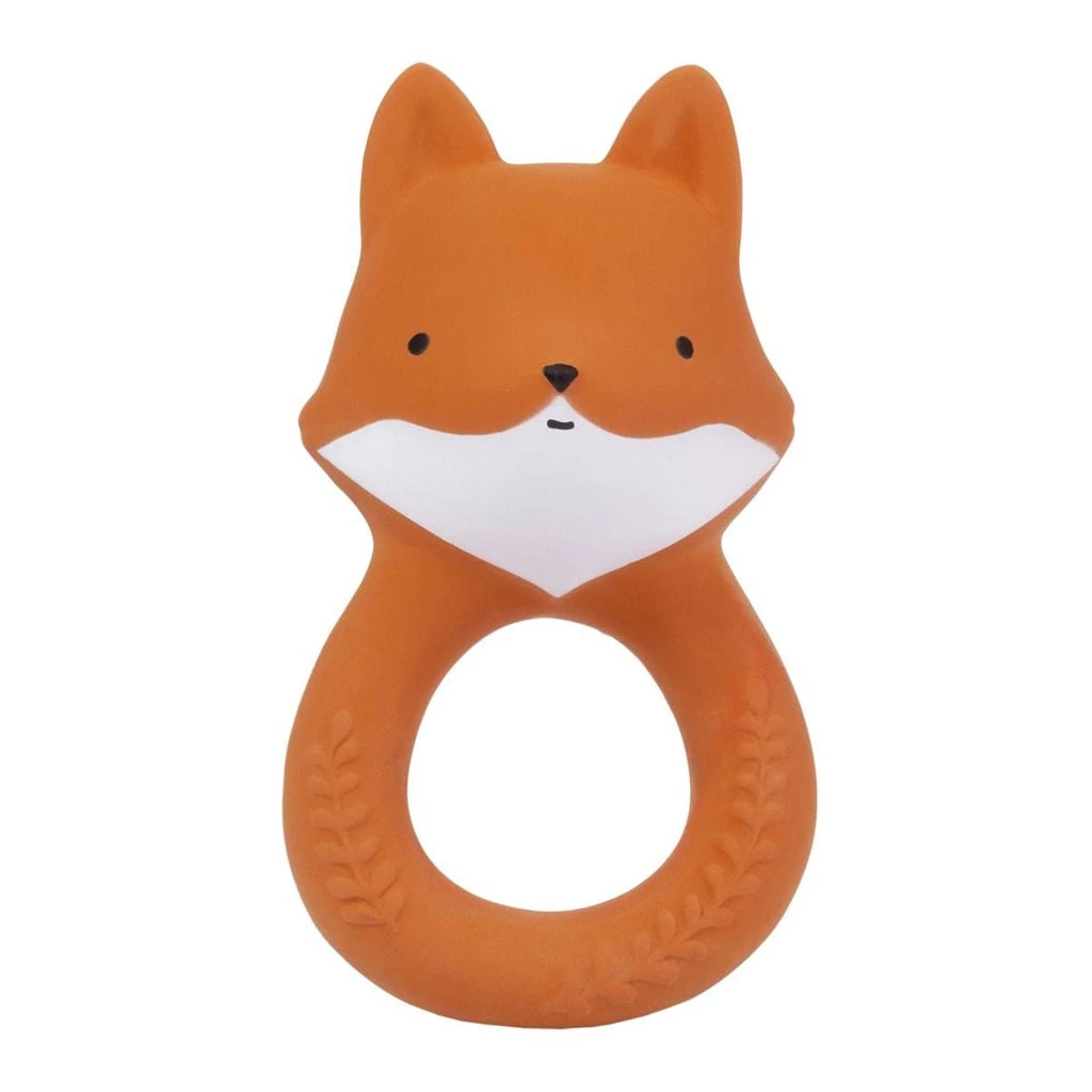 A LITTLE LOVELY COMPANY Fox Teething Ring 3 A LITTLE LOVELY COMPANY Fox Teething Ring