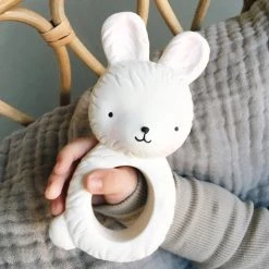 A LITTLE LOVELY COMPANY Baby Teething Toys & Comforters Bunny Teething Ring