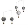 Authentic Models Ceiling Mobile - Hot Air Balloons (Black & White) Mobiles 2 Authentic Models Ceiling Mobile - Hot Air Balloons (Black & White) Mobiles