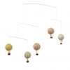 Authentic Models Ceiling Mobile - Hot Air Balloons (Pastel Rainbow) Mobiles