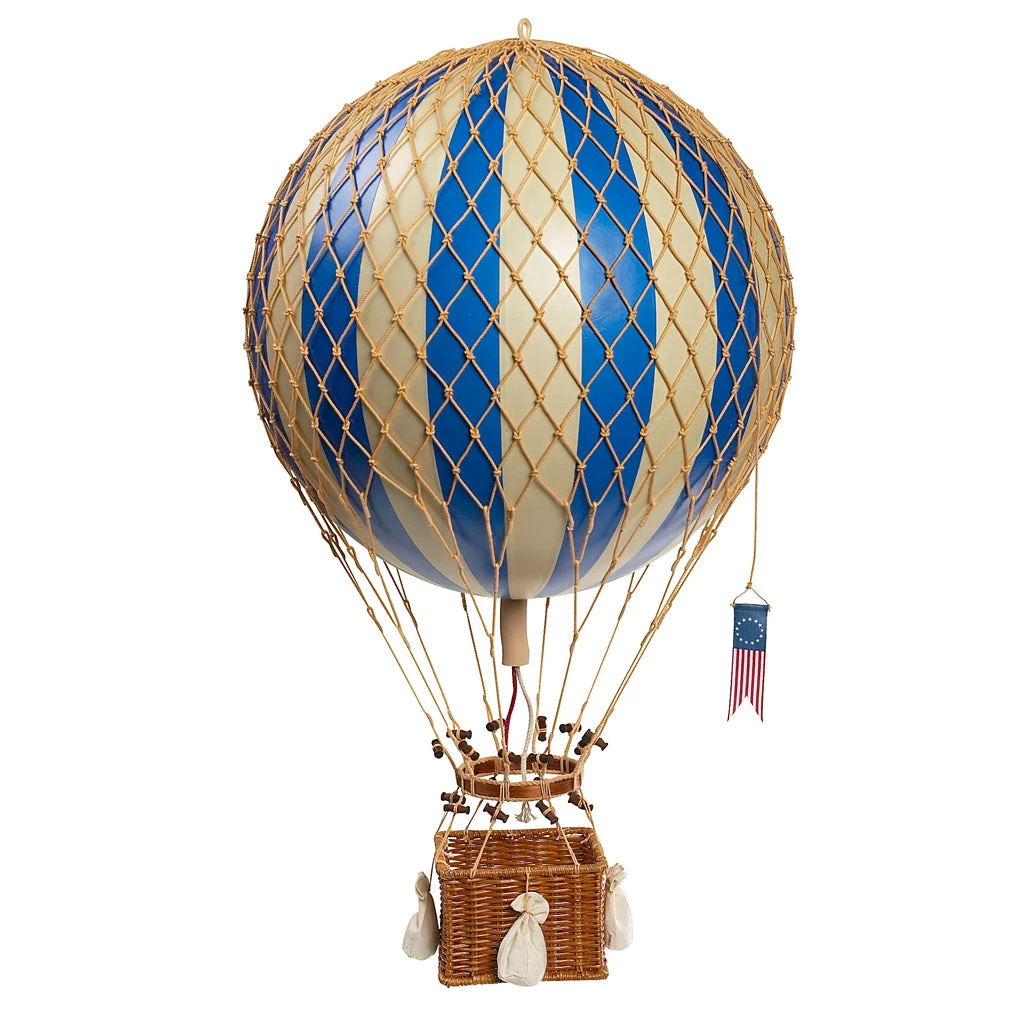 Authentic Models Hot Air Balloon - Blue (Various Sizes) 3 Authentic Models Hot Air Balloon - Blue (Various Sizes)