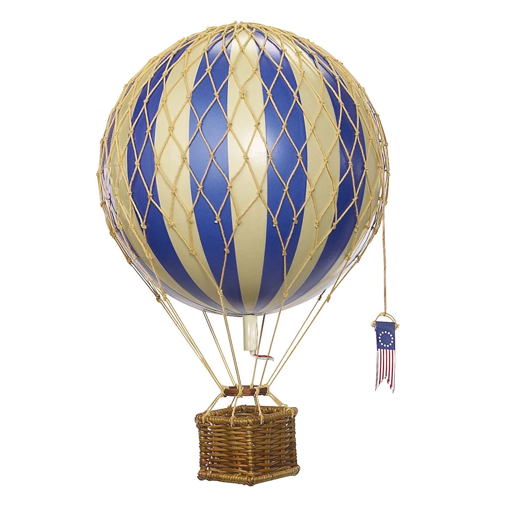 Authentic Models Hot Air Balloon - Blue (Various Sizes) 6 Authentic Models Hot Air Balloon - Blue (Various Sizes)