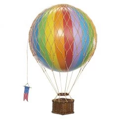 Authentic Models Hot Air Balloon - Rainbow (Various Sizes)