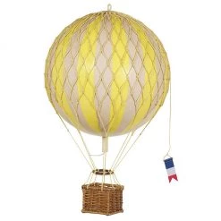Authentic Models Hot Air Balloon - Yellow (Various Sizes) Hot Air Balloons