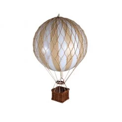 Hot Air Balloons Authentic Models Hot Air Balloon - White & Ivory (Various Sizes)