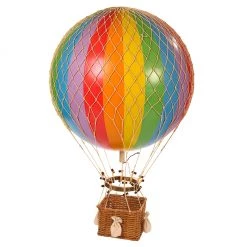 Authentic Models Hot Air Balloon - Rainbow (Various Sizes)