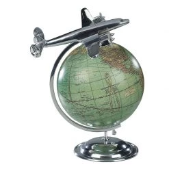 Authentic Models Aviation Desk Globe - On Top Of The World Decorative Items