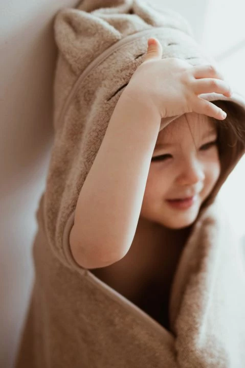 My Memi Large Cat Bamboo Baby Bath Towel - Beige Baby Bathtime 9 My Memi Large Cat Bamboo Baby Bath Towel - Beige Baby Bathtime