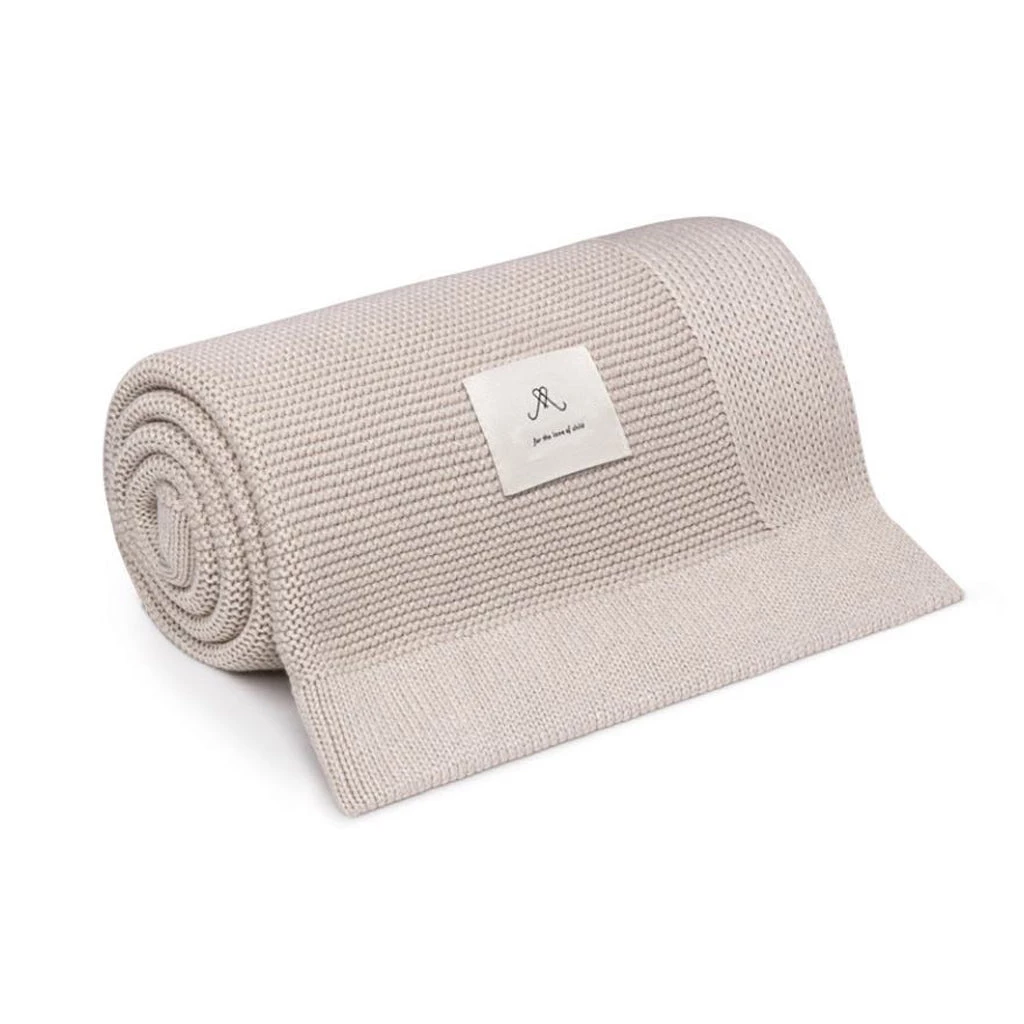 My Memi Classic Bamboo Cotton Blanket - Light Beige 3 My Memi Classic Bamboo Cotton Blanket - Light Beige