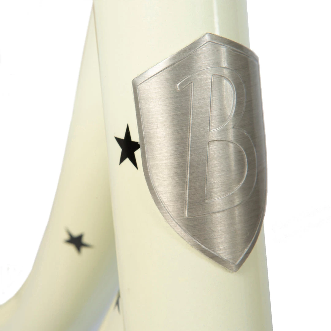 Banwood + Bonton First Go Balance Bike - Cream | Stars 9 Banwood + Bonton First Go Balance Bike - Cream | Stars