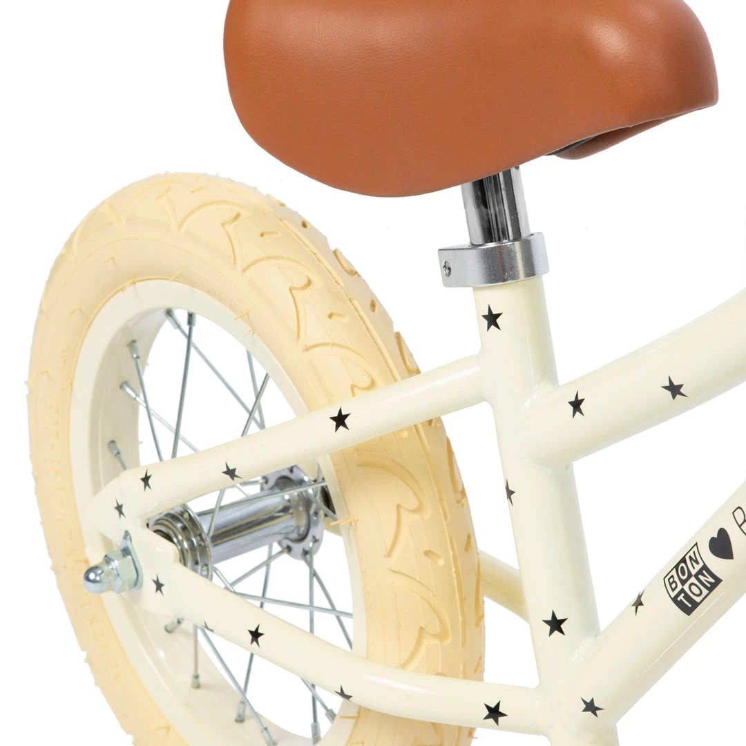 Banwood + Bonton First Go Balance Bike - Cream | Stars 10 Banwood + Bonton First Go Balance Bike - Cream | Stars
