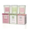 Brooke & Shoals 3 Travel Candle Set - Floral Scents Candles & Diffusers