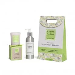 Brooke & Shoals Wellness Pampering Set - Hand Cream & Candle