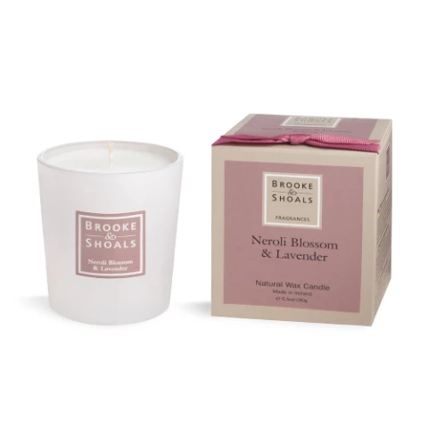 Brooke & Shoals Scented Candle- Neroli Blossom & Lavender 3 Brooke & Shoals Scented Candle- Neroli Blossom & Lavender