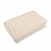 TOFFEE MOON Bedding Cable Knit Cotton Baby Blanket - Cream 2 TOFFEE MOON Bedding Cable Knit Cotton Baby Blanket - Cream