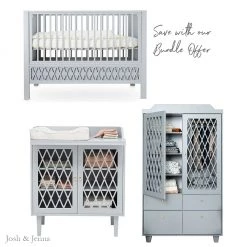 Cots & Cribs Cam Cam Copenhagen Harlequin Set - Grey