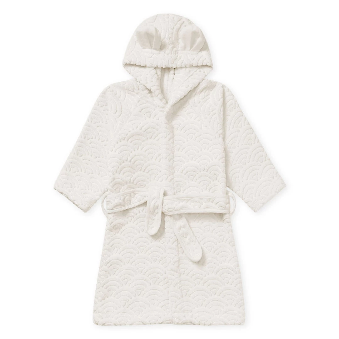 CAM CAM COPENHAGEN Cam Cam Hooded Organic Baby Bear Bathrobe - Ivory Baby Bathtime 3 CAM CAM COPENHAGEN Cam Cam Hooded Organic Baby Bear Bathrobe - Ivory Baby Bathtime