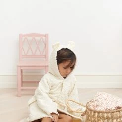 CAM CAM COPENHAGEN Cam Cam Hooded Organic Baby Bear Bathrobe - Ivory Baby Bathtime 7 CAM CAM COPENHAGEN Cam Cam Hooded Organic Baby Bear Bathrobe - Ivory Baby Bathtime