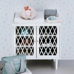 Cam Cam Copenhagen Harlequin Changing Table - White 9 Cam Cam Copenhagen Harlequin Changing Table - White