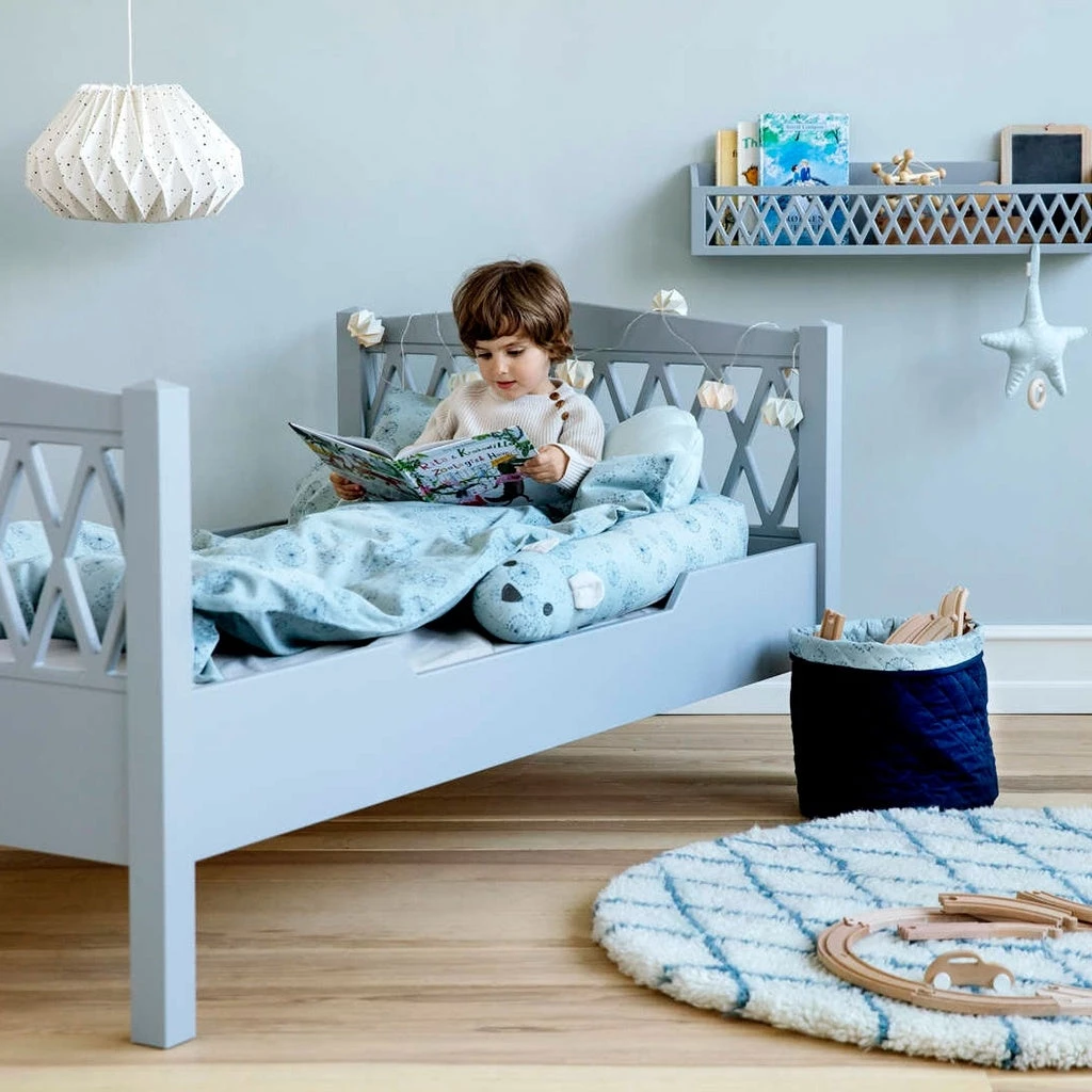 Kids Beds Cam Cam Copenhagen Harlequin Junior To Single Bed - Grey 4 Kids Beds Cam Cam Copenhagen Harlequin Junior To Single Bed - Grey